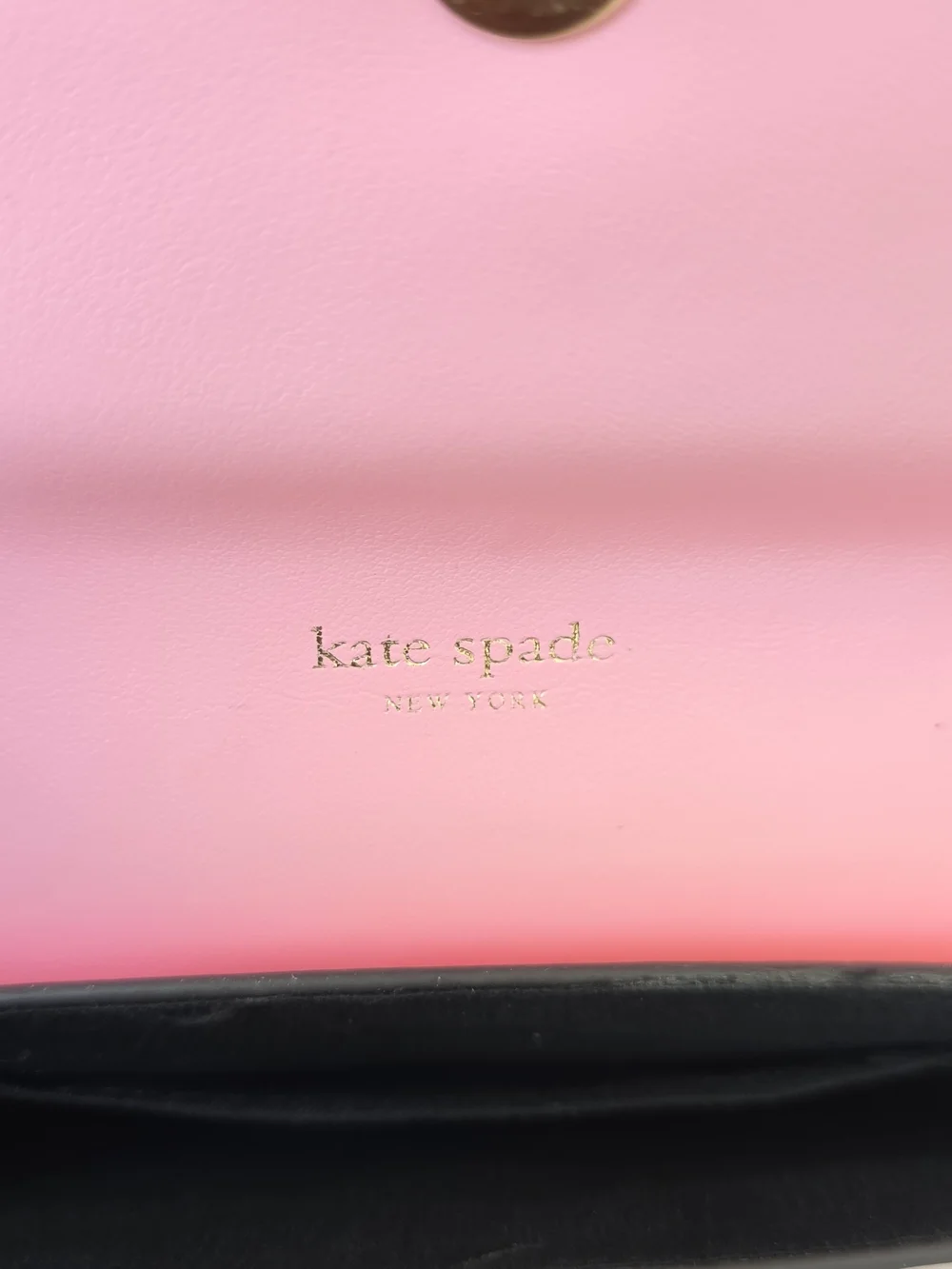 Kate Spade New York Pink Bow Belt Bag Adjustable Genuine Leather